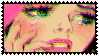 lady's face stamp